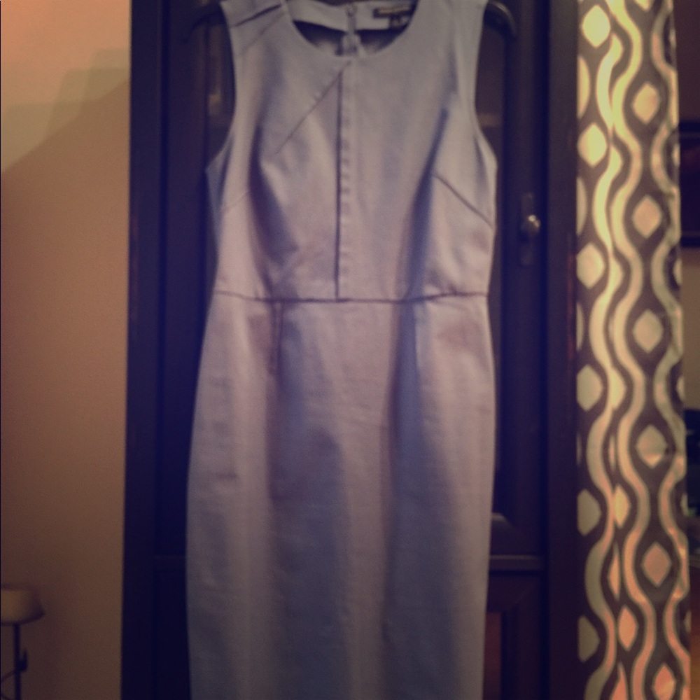 Blue Gray Banana Republic Dress